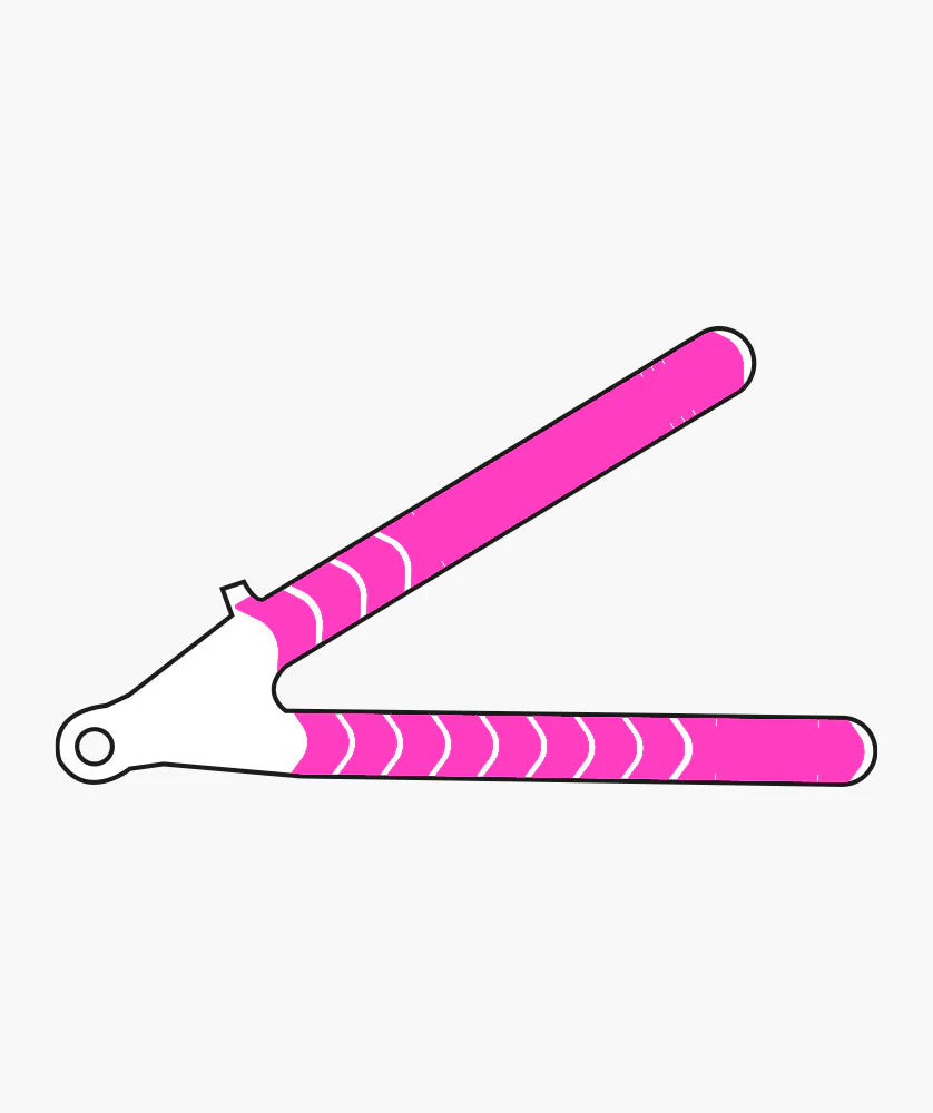 MUC-OFF chainstay/seatstay protection kit - detail tekening van plaatsing