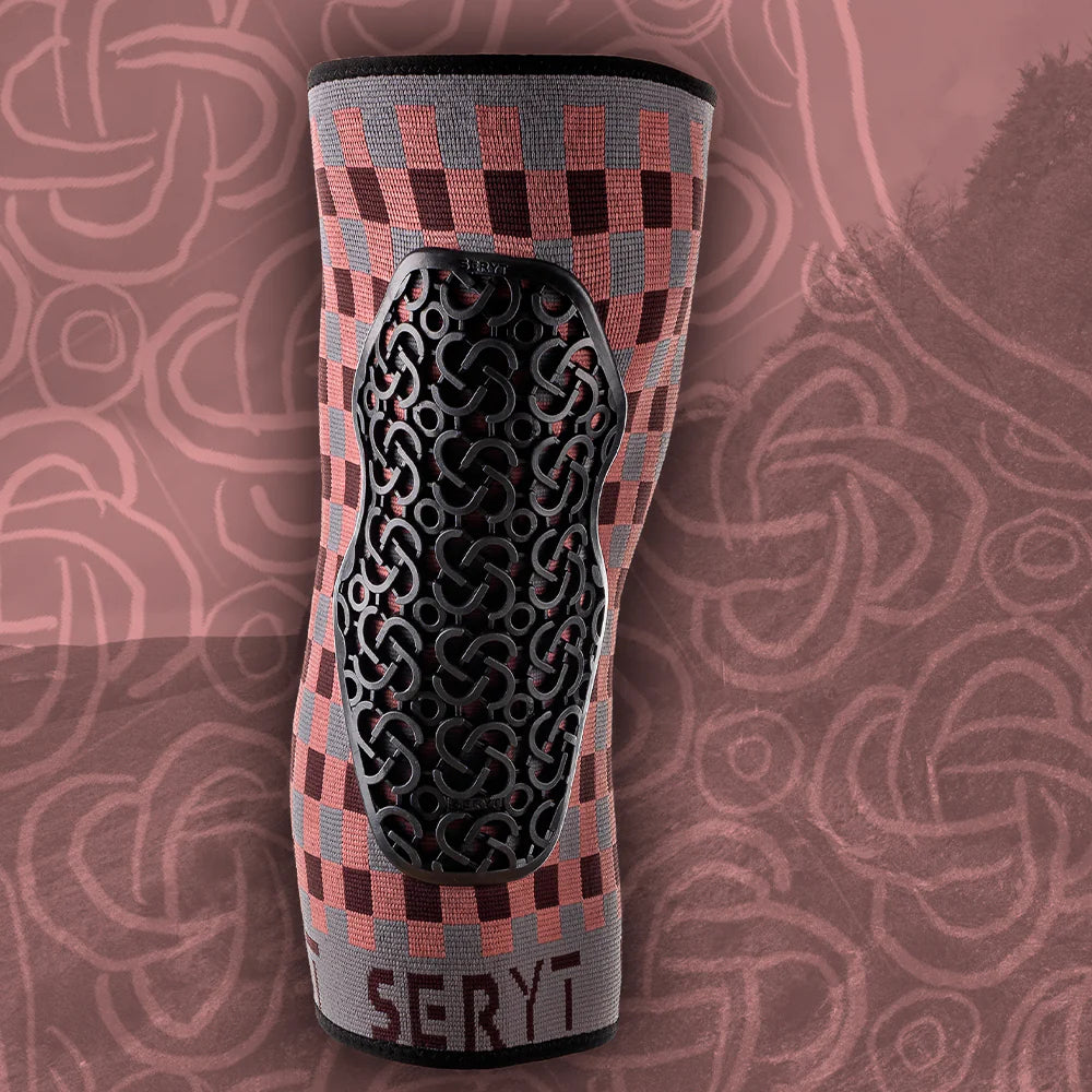 SERYT Flow kniebeschermers - checker grey