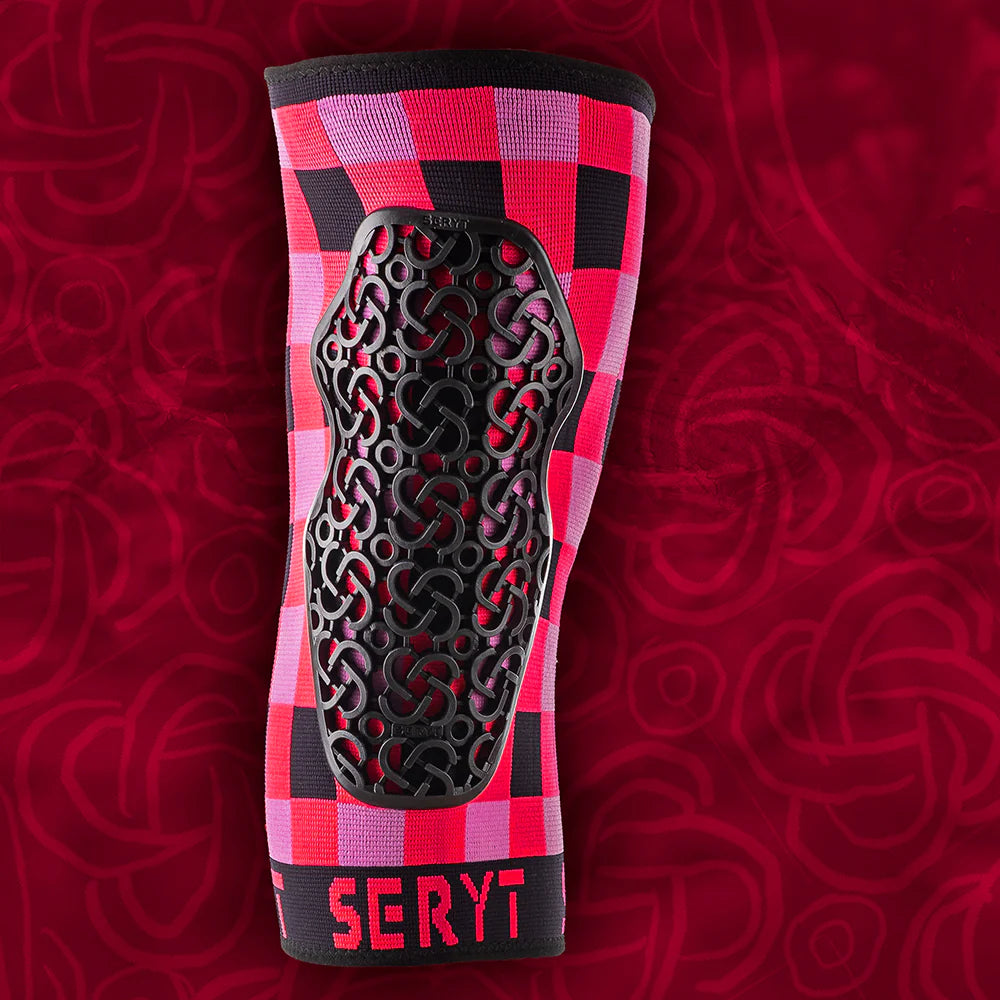 SERYT Flow kniebeschermers - checker pink