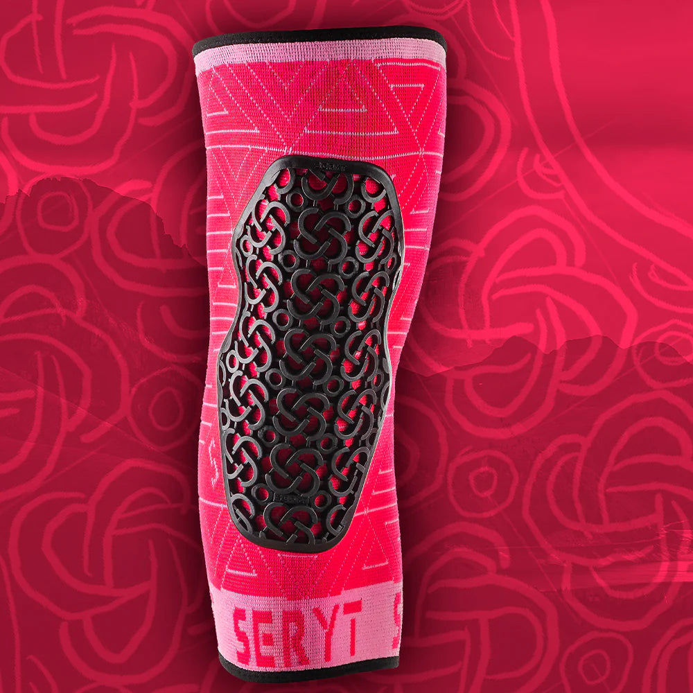 SERYT Flow kniebeschermers - checker pink
