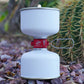  FlipFuel® Fuel Transfer Device  - boven en onder een blik