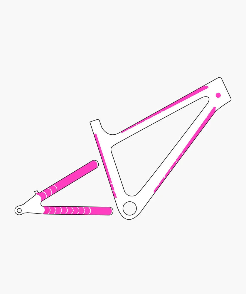 MUC-OFF Frame Protection Kit - montage plekken