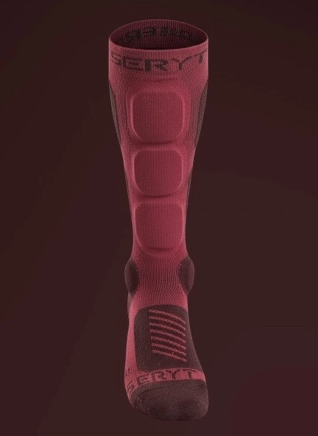 SERYT Beschermende Sokken - dark red