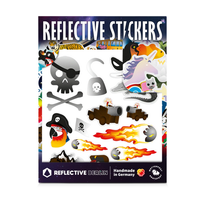 REFLECTIVE BERLIN kinderstickers medium - reflecterende fietsstickers