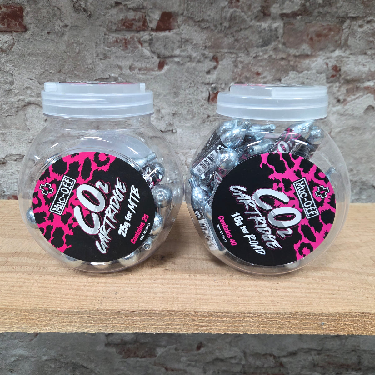 Muc-Off pot co2 patronen fietspomp - 16gram en 25 gram