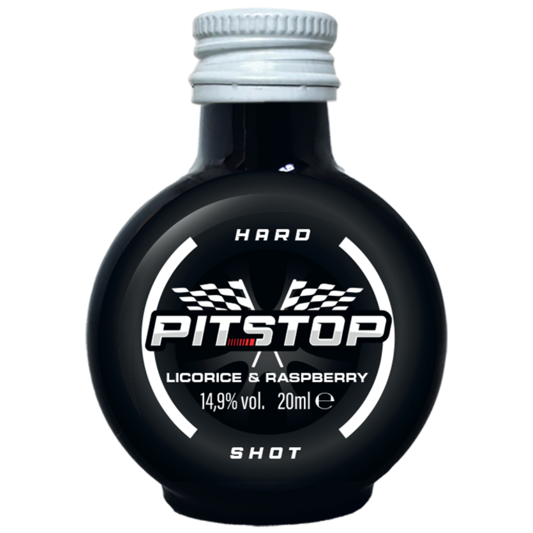 PITSTOP SHOT Hard 14.9% framboos drop energy shot