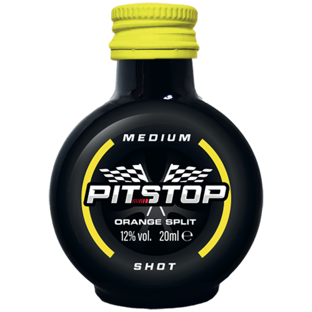 PITSTOP SHOT Medium 12% sinaasappel vanille alcoholische sho