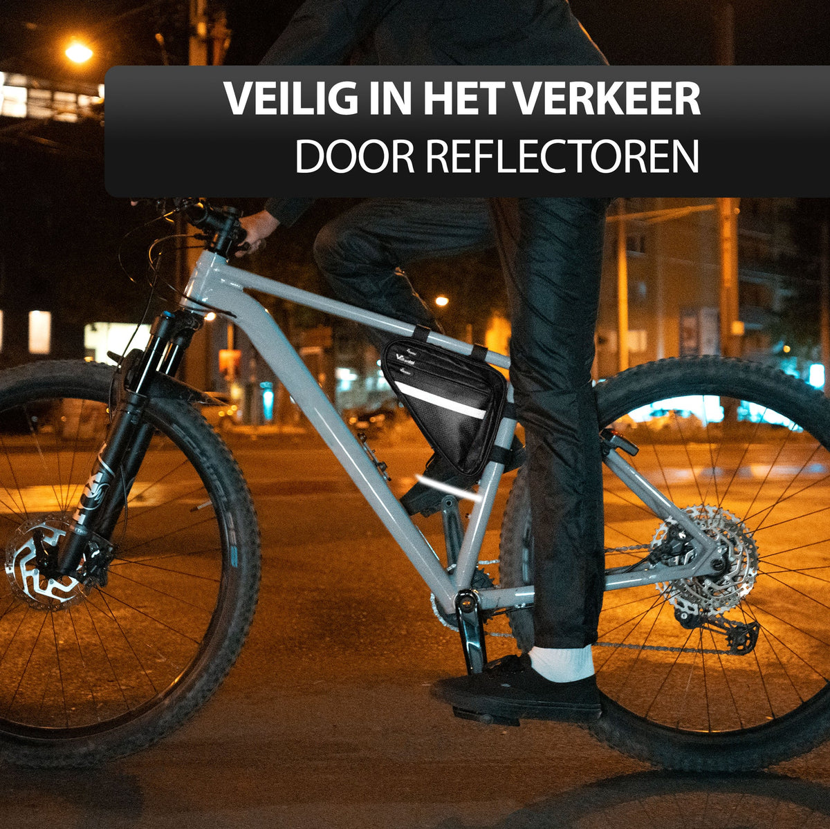 VALKENTAL 3IN1 CITY BAG met reflectoren