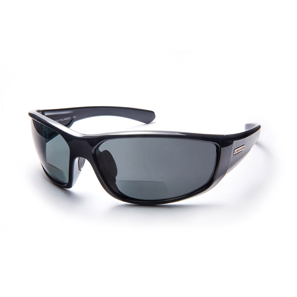 Zijaanzicht Urbanium Rio zonnebril met flexibel TR90 frame en rubberen neuspads