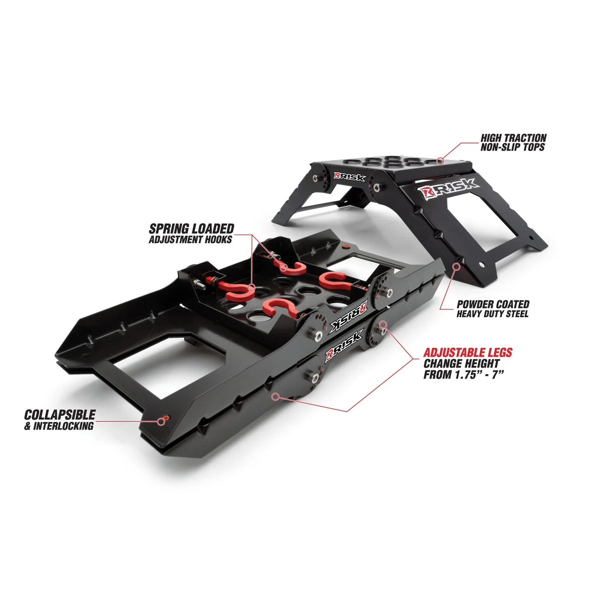 RISK RACING adjustable starting blocks - technische onderdelen