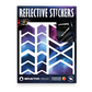 Reflective Berlin reflecterende stickers medium - chevrons space
