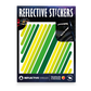 Reflective Berlin reflecterende stickers medium - universal groen