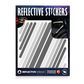 Reflective Berlin reflecterende stickers medium - universal grijs