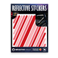 Reflective Berlin reflecterende stickers medium - universal rood