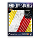 Reflective Berlin reflecterende stickers medium - universal color mix