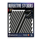 Reflective Berlin reflecterende stickers medium - universal zwart