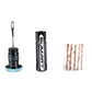 SUMART TIK-T1 tubeless reparatie kit - alles uitgestald van de kit