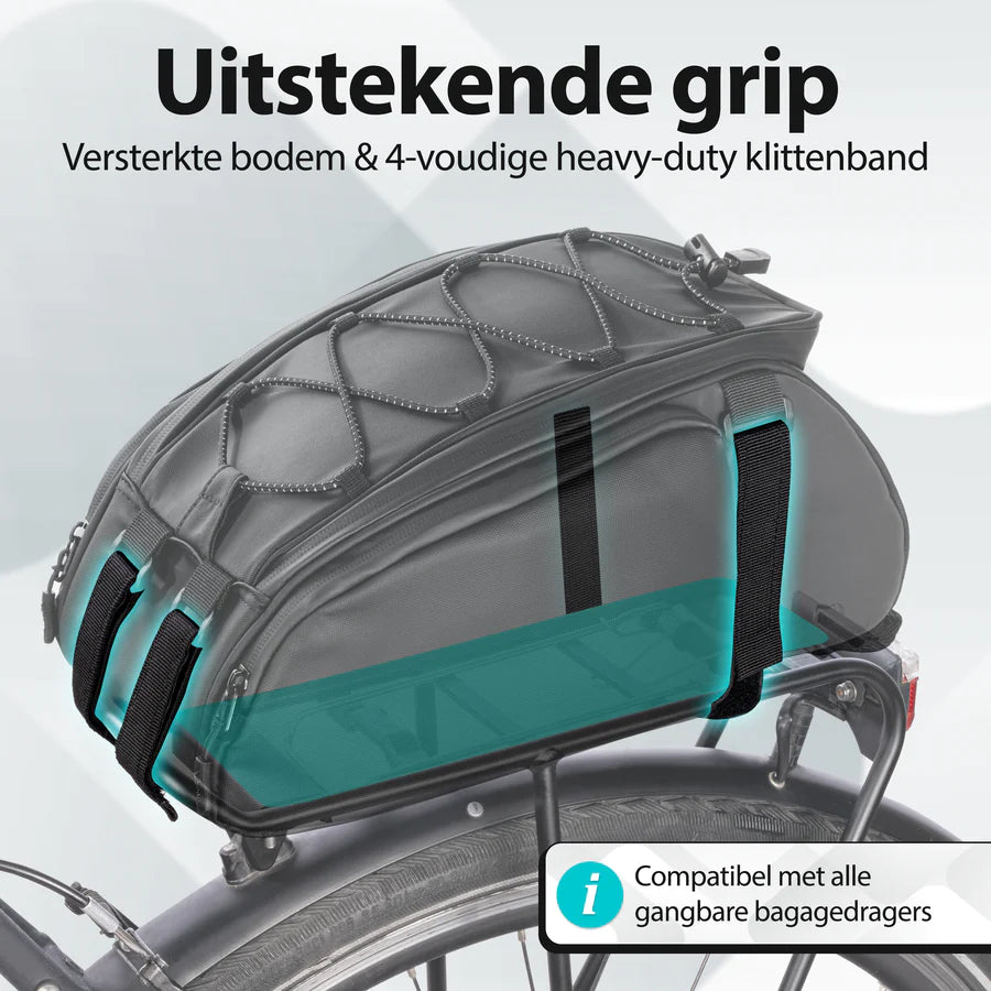 VALKENTAL TRUNKBAG bevestiging aan bagagedrager