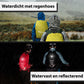VALKENTAL V22 grote reflecterende logo's en waterdicht regenhoes
