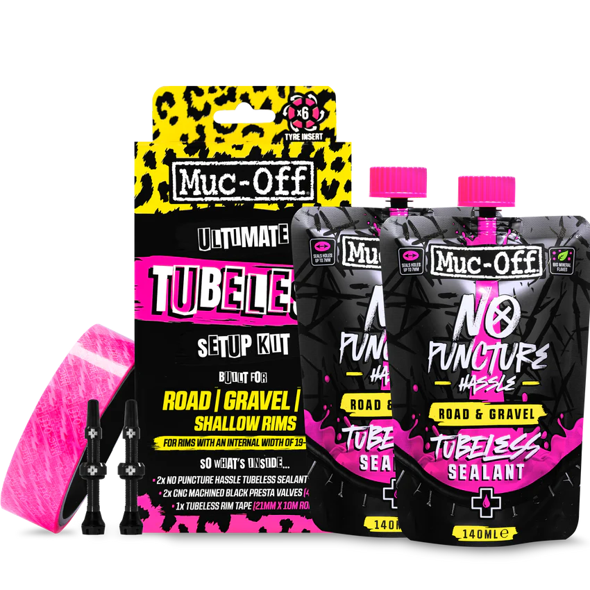 MUC-OFF ultimate tubeless setup kit road/gravel 60mm