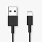 QUAD LOCK USB naar Lightning Kabel 20 cm – compacte iPhone oplaadkabel voor motorfiets uit de verpakking