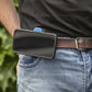 Quad Lock® Belt Clip - horizontaal aan een broek riem