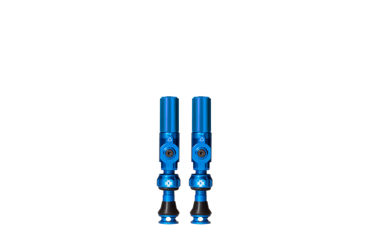 MUC-OFF tubeless valves - big bore hybrid blauw