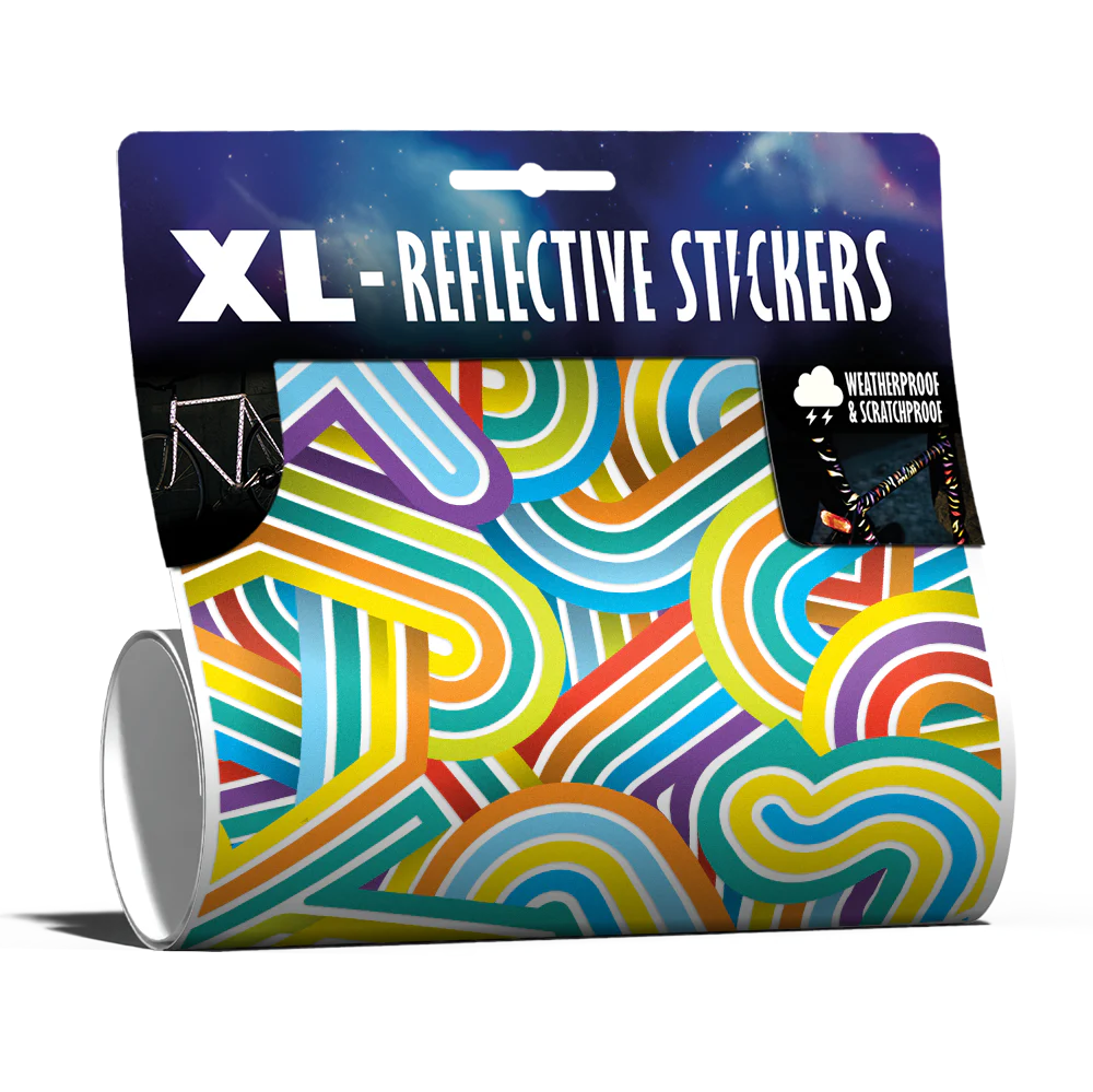 REFLECTIVE BERLIN stickers XL - grote reflecterende stickers
