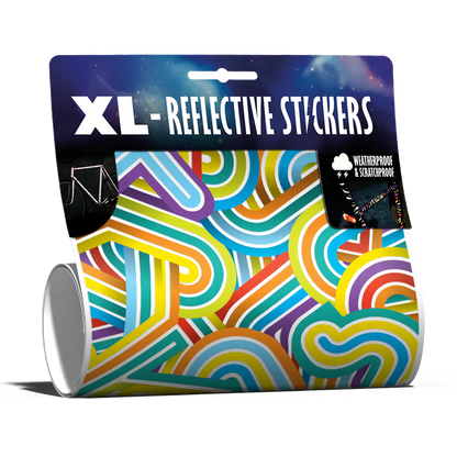 REFLECTIVE BERLIN stickers XL - grote reflecterende stickers
