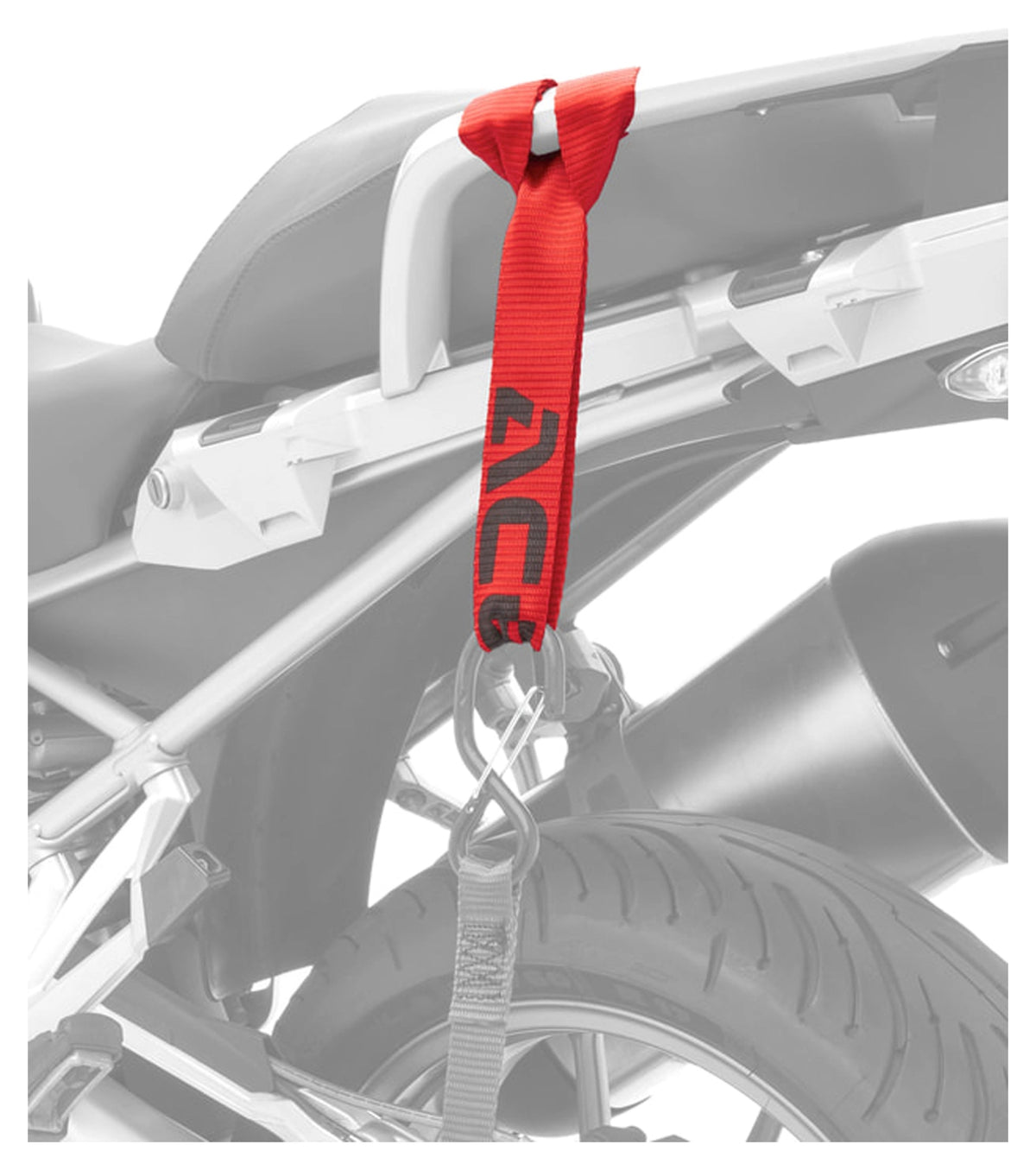 ACEBIKES Loops Pro gemonteerd aan de motor