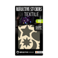  REFLECTIVE BERLIN textielstickers - shine grijs