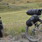 AEROE Heavy Duty Dry Bag 12L zwart waterdichte bikepacking drybag - aan de bovenkant van de aero spider rack