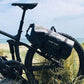 AEROE Heavy Duty Dry Bag 12L zwart waterdichte bikepacking drybag - op een cradle van de spider rack