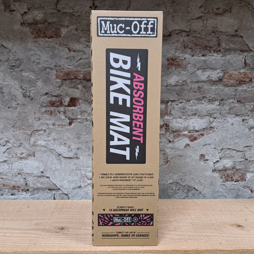 Muc-Off absorberende bike mat IN VERPAKKING