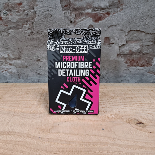Muc-Off Premium Microfibre Detailing Cloth 25x25cm - microvezeldoek voor vizier, lak en glas