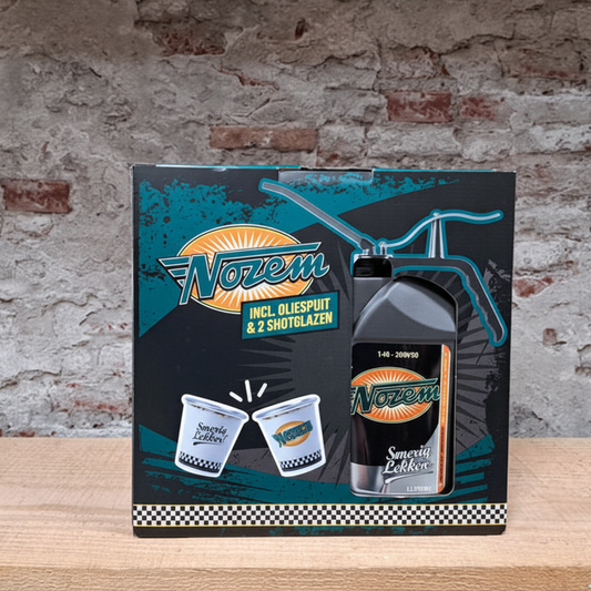 Nozem Oil geschenkpakket deluxe verpakking - complete party shot cadeauset