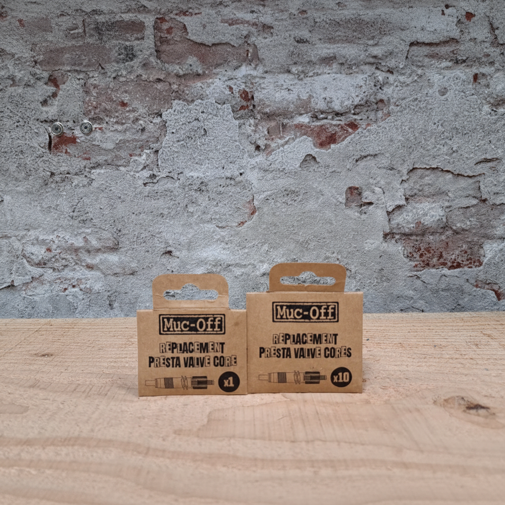 Muc-Off Replacement Presta Valve Cores verpakking - verkrijgbaar per stuk en in 10-pack voor tubeless fietsbanden