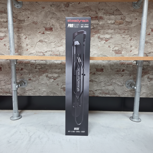 Steadyrack ProFlex Wide verpakking - premium wandrek voor MTB en eMTB met brede banden 2.1-2.8 inch