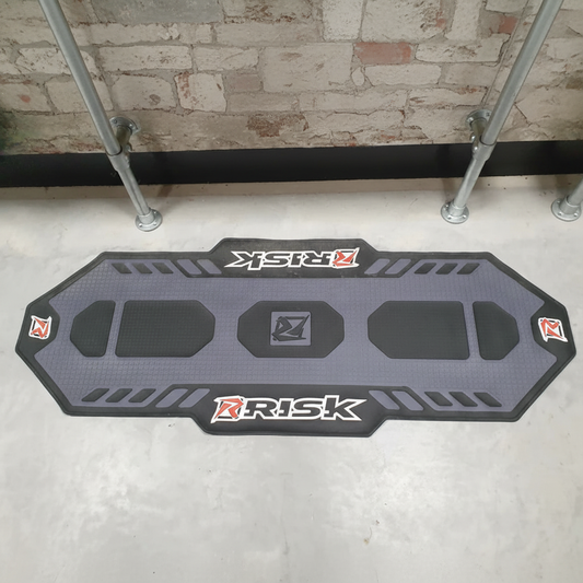 Risk Racing Factory Motocross Pit Mat - Professionele vloermat voor garage en pitbox met anti-slip oppervlak