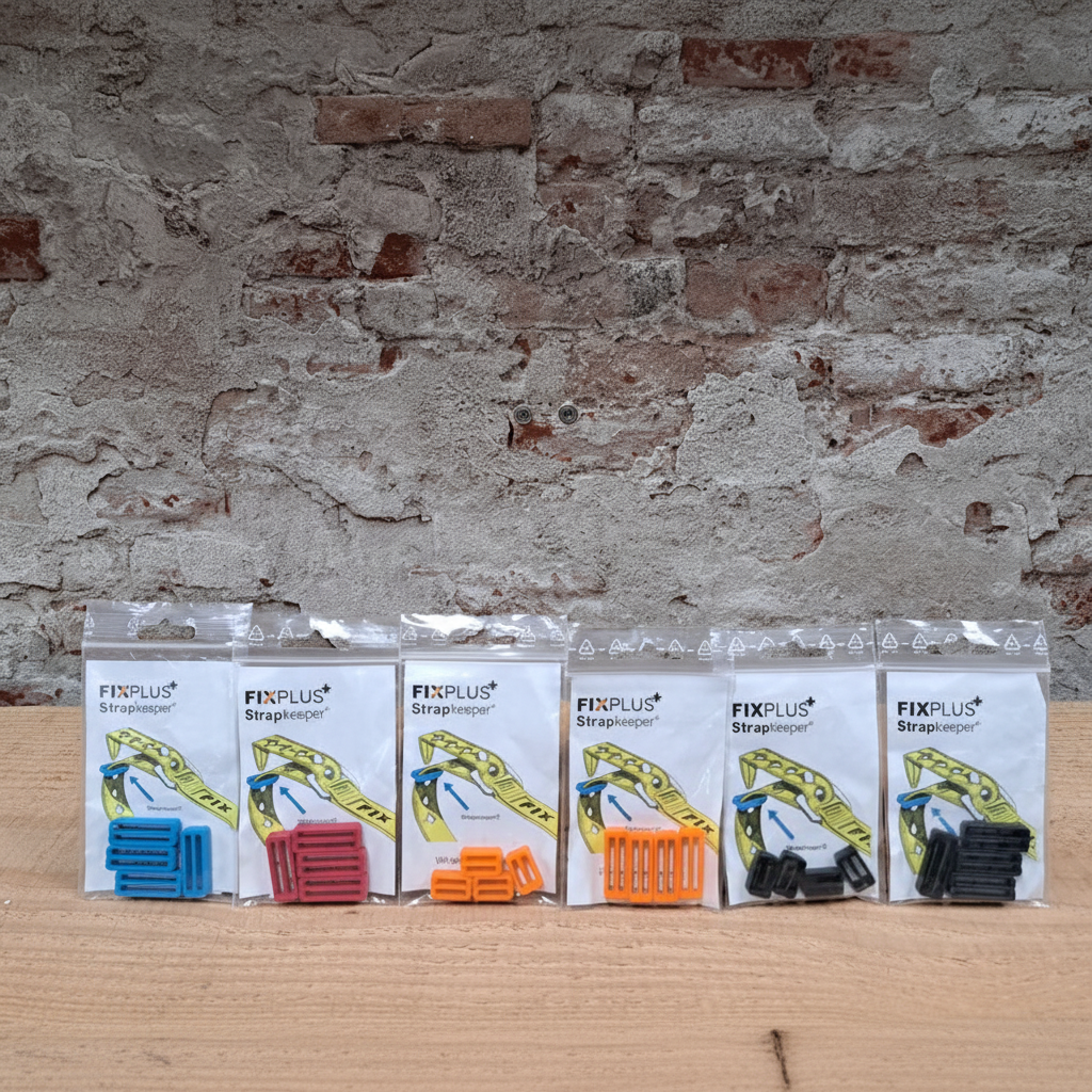 FIXPLUS strapkeepers set van 4 in verschillende kleuren - strap houders voor bagagebanden