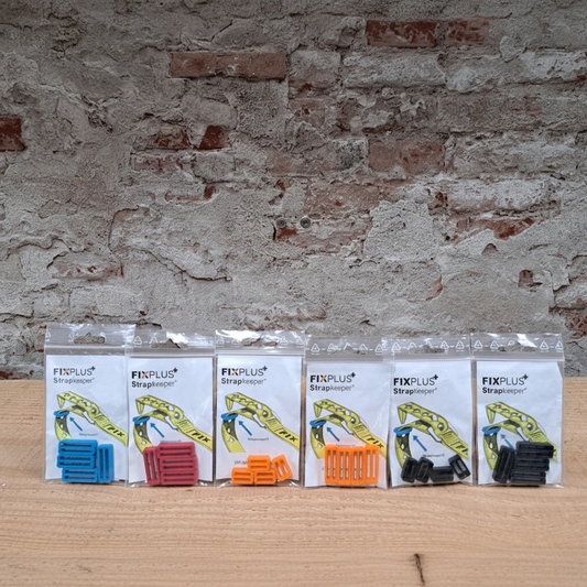 FIXPLUS strapkeepers set van 4 in verschillende kleuren - strap houders voor bagagebanden