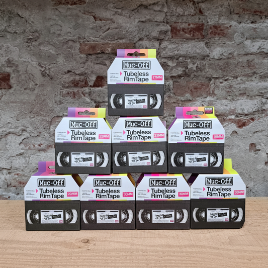 Muc-Off Tubeless Velglint verpakkingen - Verkrijgbaar in 8 verschillende breedtes voor alle fietstypes