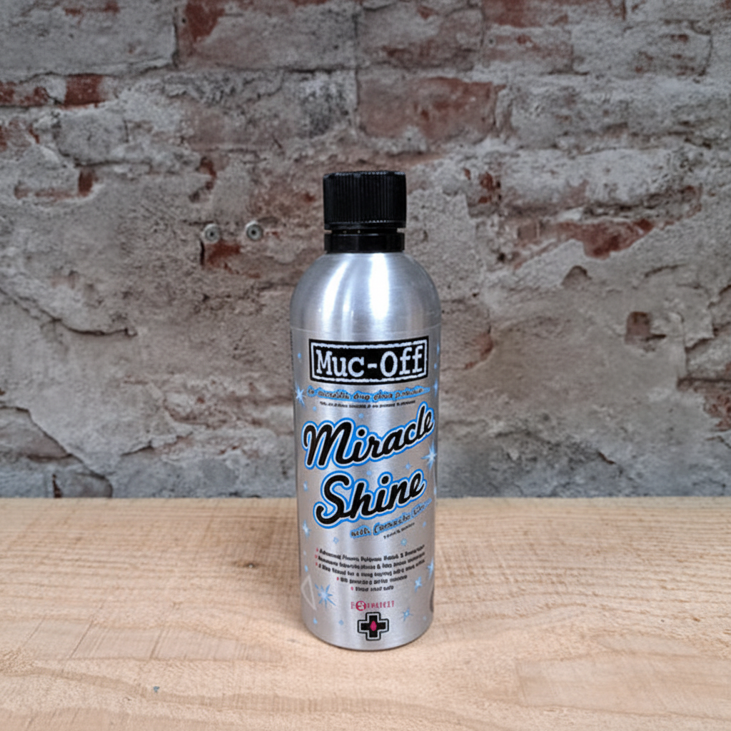 MUC-OFF Miracle Shine 500ml – polish en wax voor fiets en motor in de winkel
