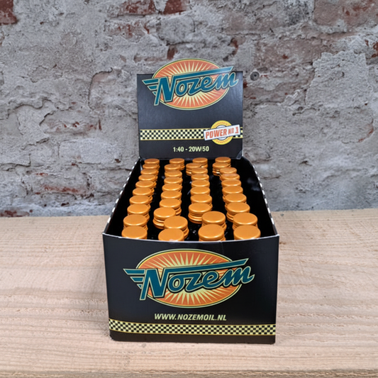 NOZEM OIL 40 pack displaydoos met 40 shotjes van 20ml - voordeelverpakking alcoholische drank