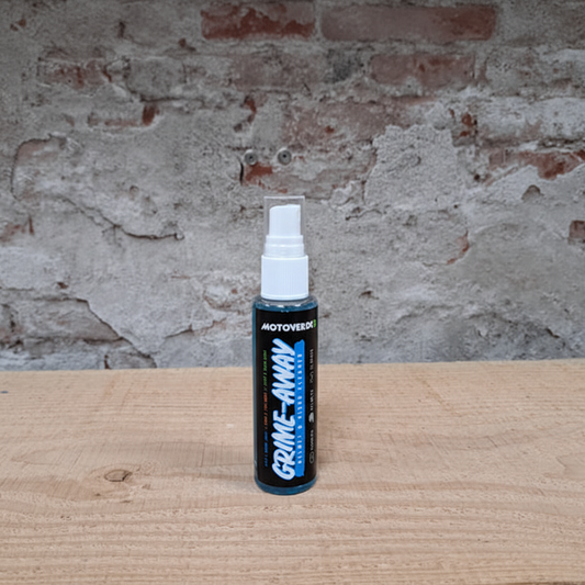 MOTOVERDE Grime Away vizier- en helmreiniger 75 ml sprayfles IN DE WINKEL
