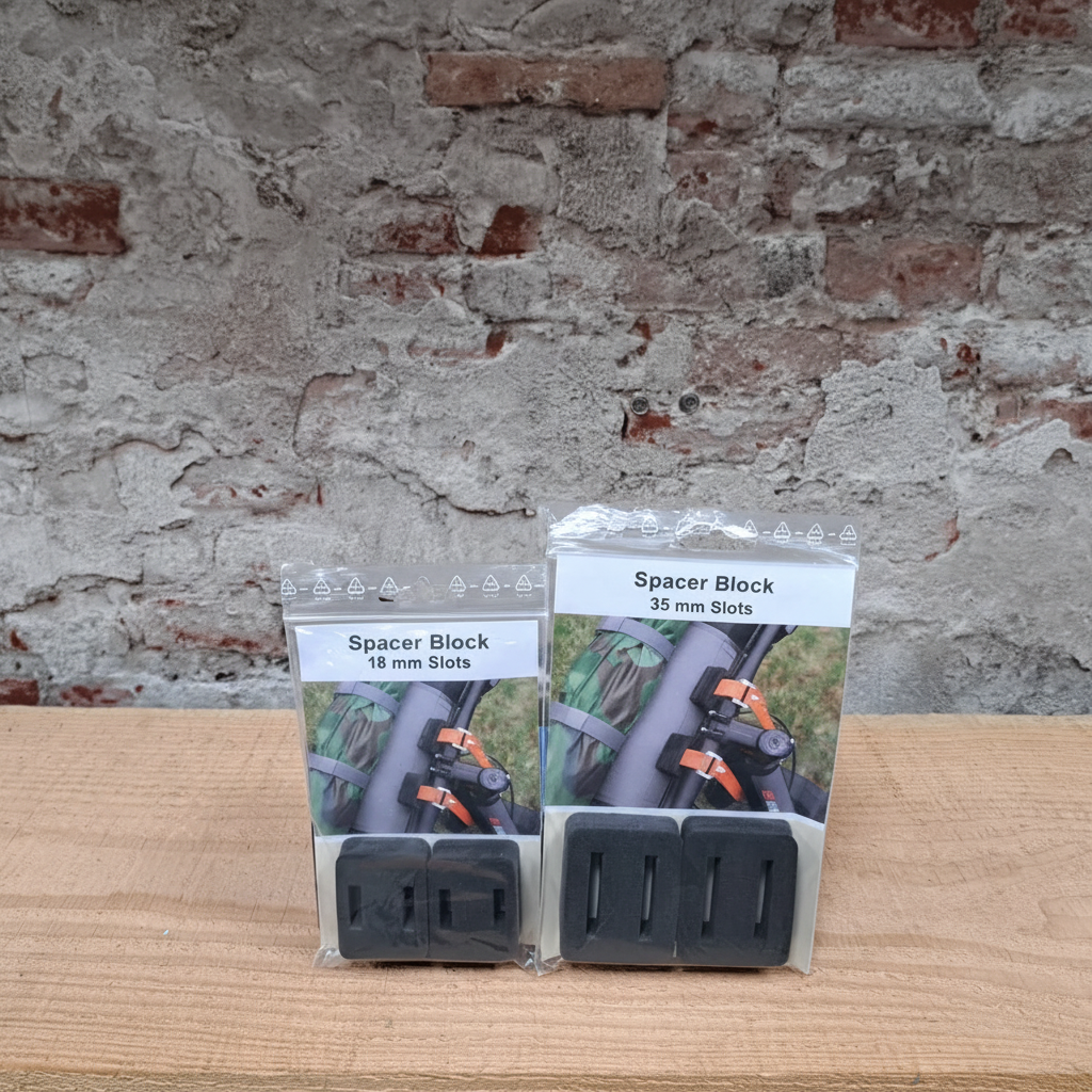 FIXPLUS afstandhouders beide maten 18mm en 35mm - spacer blocks voor fiets straps