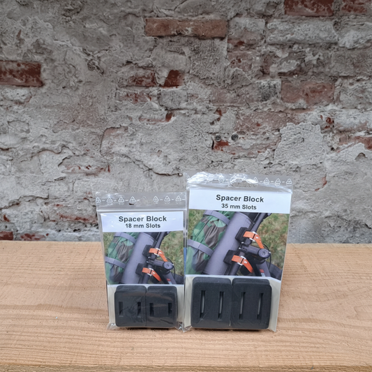 FIXPLUS afstandhouders beide maten 18mm en 35mm - spacer blocks voor fiets straps