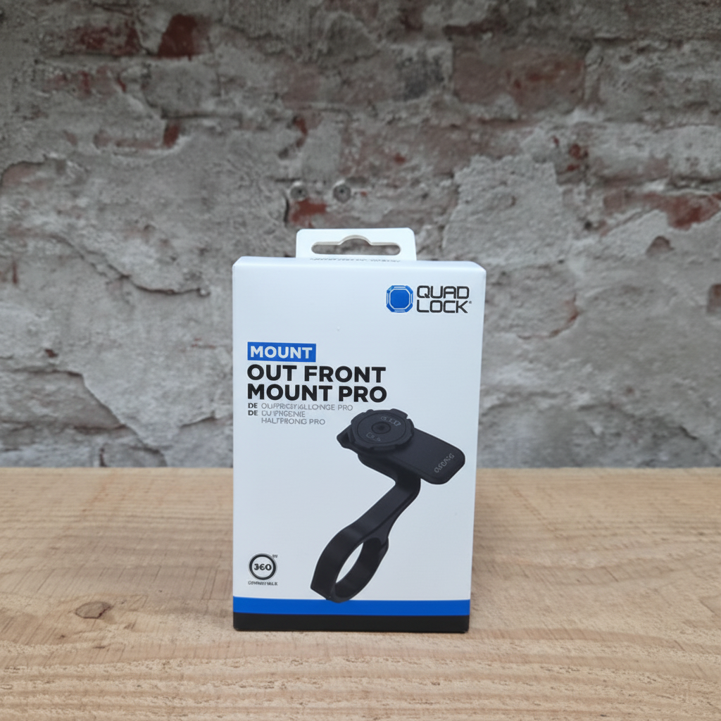 Quad Lock Out Front Mount PRO V2 fietshouder verpakking - 360 graden draaibare telefoonhouder voor racefiets
