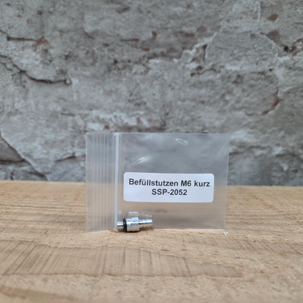 M6 adapter mondstuk kort SSP-1049 voor Magura TRP Tektro hydraulische fietsremmen - Supersonic Parts ontluchtingsadapter
