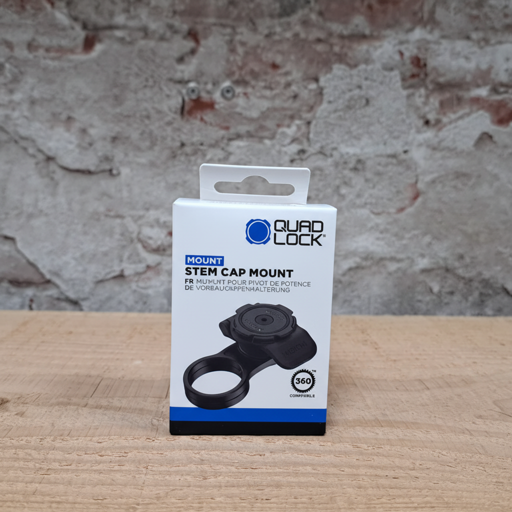 Quad Lock Stem Cap Mount stuurpendop bevestiging voor fiets - verpakking met 360 graden rotatie